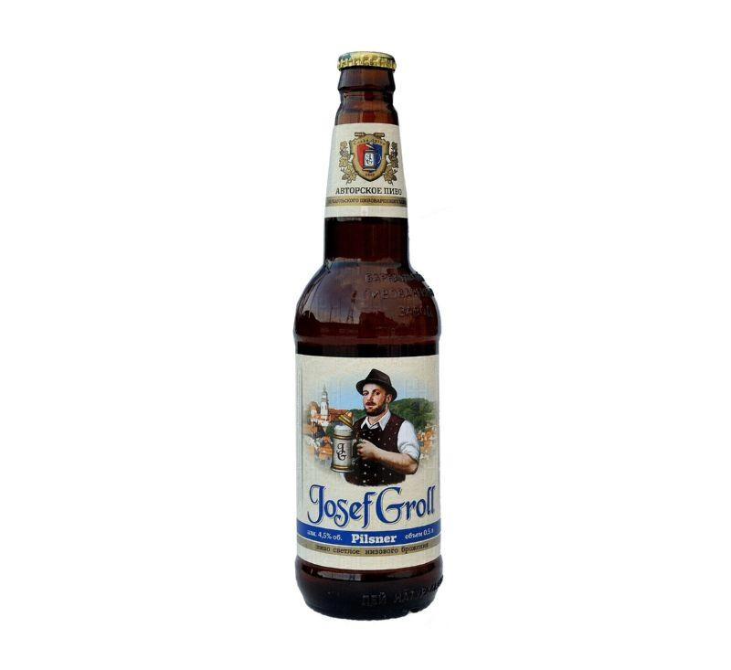 Пиво Josef Groll Pilsner/БПЗ "Йозеф Гролле Пилзнер" 500 мл