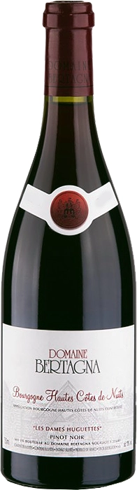 Вино Bertagna Hautes Cotes de Nuits  АОС Les Dames Huguettes Pinot Noir  2019 750 мл