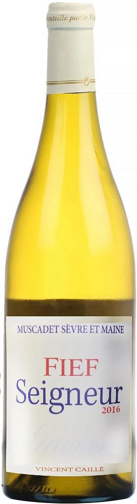 Вино  Vincent Caillé Le Fief Seigneur Gneiss Muscadet Sévre et Maine white  2016  750 мл