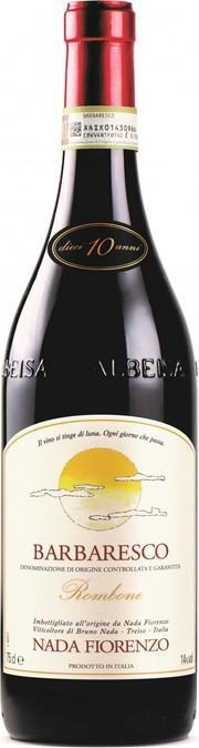 Вино Nada Fiorenzo Barbaresco Rombone DOCG Dieci Anni DOC Нада Фьоренцо Барбареско Ромбоне Дьечи Анни 2007 750 мл