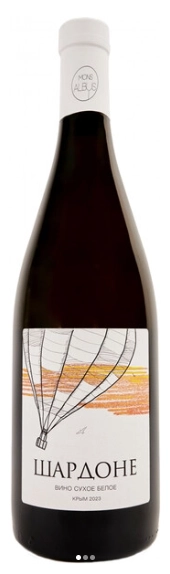 Вино  Mons Albus  Монс Альбус  Шардоне  2023  750 мл  13 %