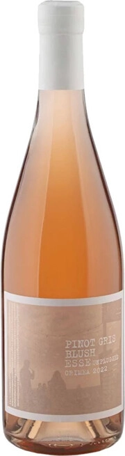 Вино   Esse Unplugged   Pinot Gris Blush  Эссе Анплагд  Пино Гри Блан розовое сухое  2022 750 мл 12,5 %