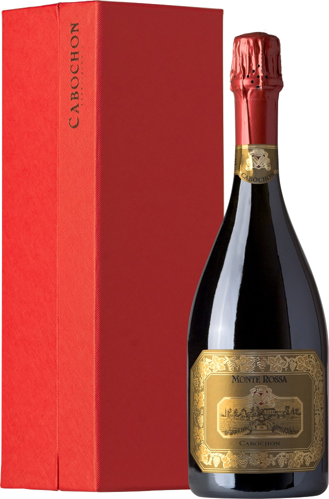 Игристое вино Monte Rossa  "Cabochon" Brut   2016 gift box  750 мл