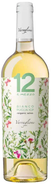 Вино  12 e Mezzo   Bianco Organic, Pulia IGP 12 э Меццо Бьянко Органик   2019 750 мл