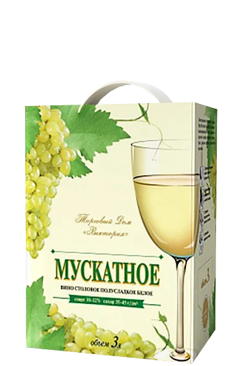 Вино Виктория ТД Мускатное 3000 мл