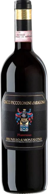 Вино Ciacci Piccolomini d'Aragona Pianrosso  Brunello di Montalcino DOCG   Брунелло ди Монтальчино Пианроссо 2012  750 мл