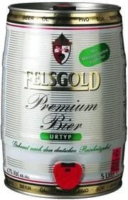 Пиво Felsgold Premium mini keg Фелсголд  Премиум  ж/б 5000 мл