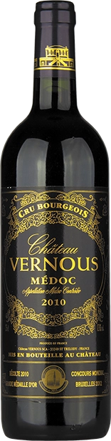 Вино Chateau Vernous Medoc Cru Bourgeois  АОС 2017 750 мл