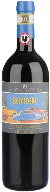 Вино Querceto di Castellina  Chianti Classico DOCG Riserva Belvedere Кьянти Классико Ризерва Бельведере 2010 14.0% 0.75