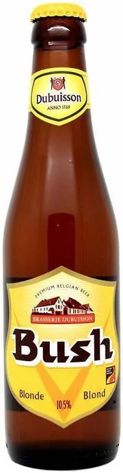 Пиво Dubuisson Bush  Blonde ДЮБЮИССОН Буш  Блонд стекло 330 мл