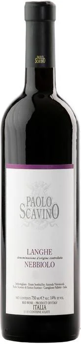 Вино Paolo Scavino Nebbiolo, Langhe DOC  Паоло Скавино Ланге Неббиоло DOC 2014 750 мл