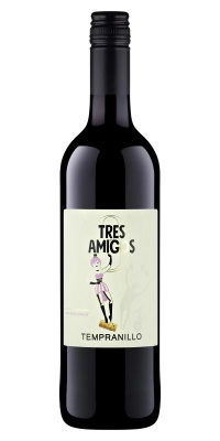 Вино Минский завод Tres Amigos Tempranillo  red semi-sweet   2023 750 мл 11%
