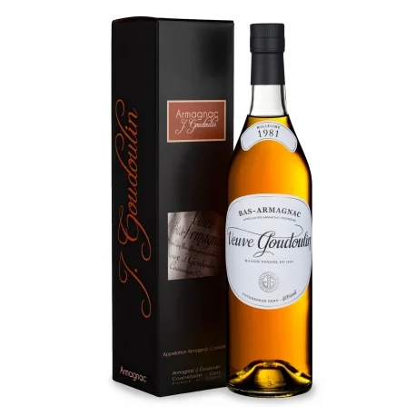 Арманьяк Veuve J.Goudoulin Вев Ж. Гудулен в п/у 1981 700 мл