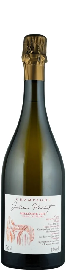 Игристое вино Julien Prelat Millesime Blan de Noir extra brut  2018  750 мл