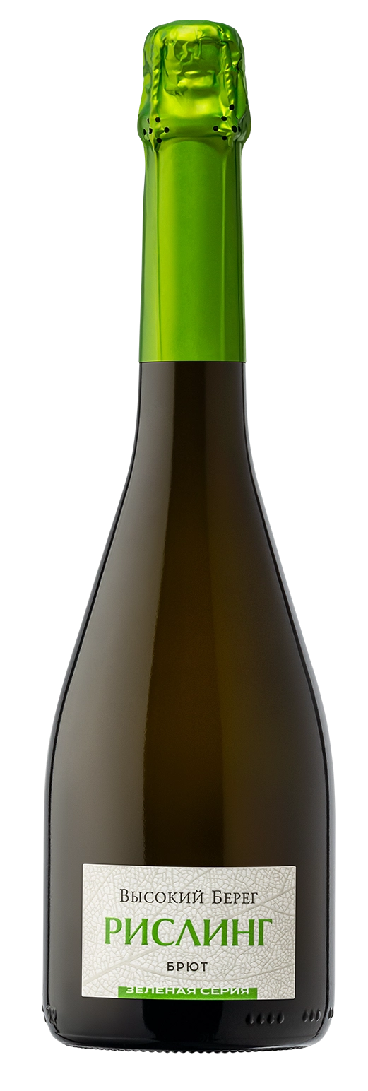 Игристое вино Высокий берег Рислинг Зеленая серия  2023  750 мл