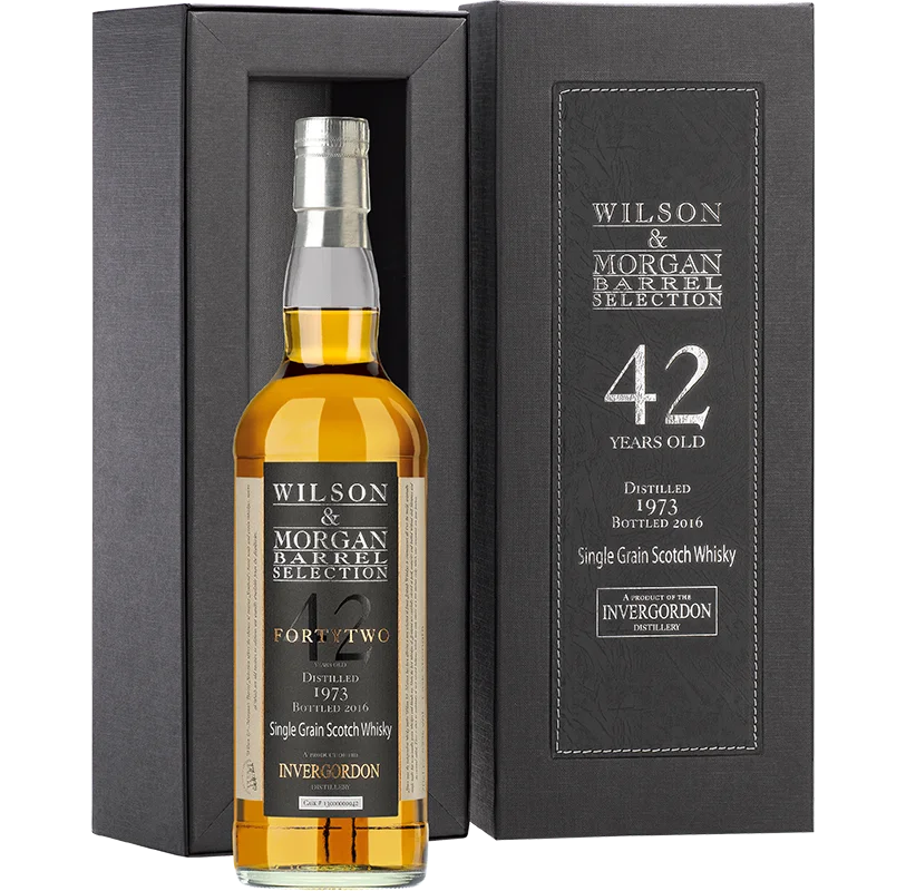 Виски Invergordon Traditional Oak №42, Инвергордон Традисьональ, Strength 52,0% 70cl., 1973,  в подарочной коробке