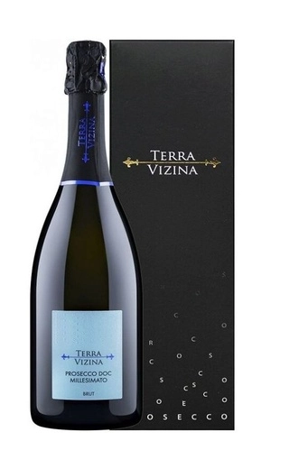 Игристое Вино Casere Prosecco DOC Brut Millesimato Terra Vizina gift box  2023 750 мл