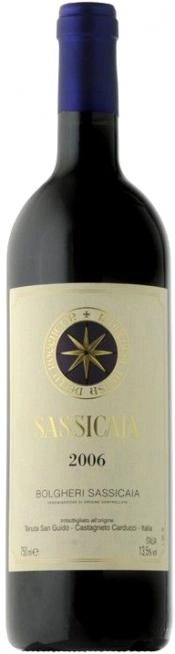 Вино  Sassicaia  Сассикайа  2006 750 мл