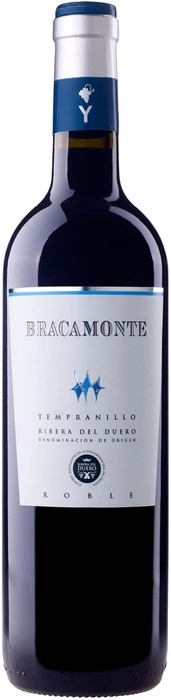 Вино  Bracamonte Roble  Ribera del Duero DO Бракамонте  Робле 2015  750 мл