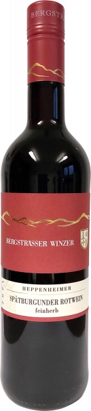 Вино Heppenheimer Spatburgunder Bergstraesser Winzer 2021   750 мл