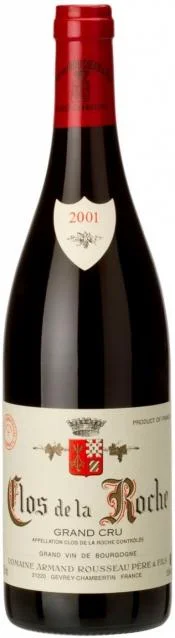 Вино  Clos de la Roche  Grand Cru AOC  Домен Арман Руссо Кло де ла Рош  Гран Крю 2001 750 мл