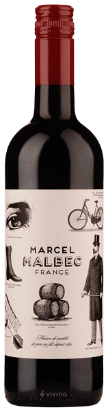 Вино   Château du Cèdre Marcel Malbec du  Comté Tolosan  Шато дю Седр Марсель Мальбек дю Конте Толозан  2018  750 мл