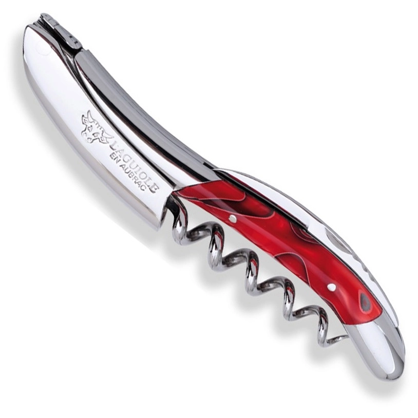 Штопор Laguiole En Aubrac Sommelier Marshmallow Rouge  Лайоль Эн Обрак Красный Зефир