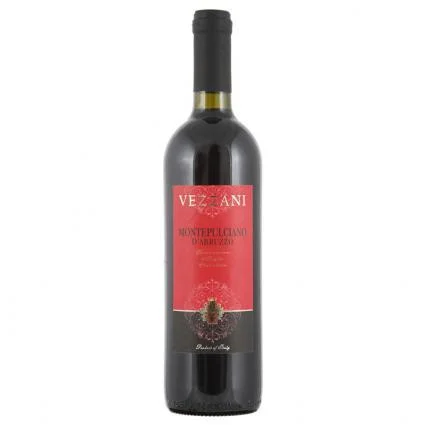 Вино Vezzani  Montepulciano D'Abruzzo  Веццани Монтепульчано д’Абруццо 2015 750 мл