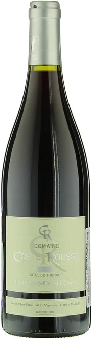 Вино Domaine Coste Rousse  Cotes de Thongue IGP Rouge   2014   750 мл