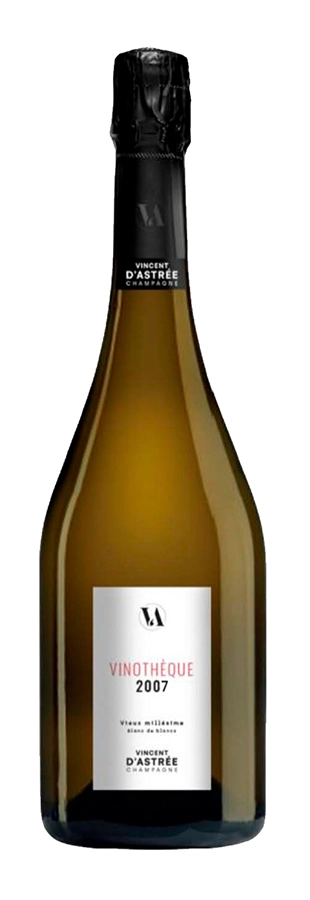 Шампанское  VINCENT D'ASTRÉE CHAMPAGNE VINOTHÈQUE BLANC DE BLANCS BRUT  2007 750 мл 13,5%