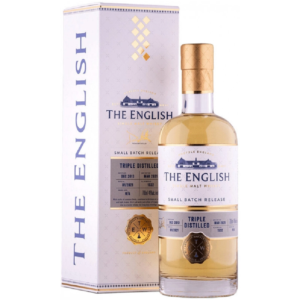Виски   The English Small Batch Release Triple Distilled  gift box  700 мл 46 %