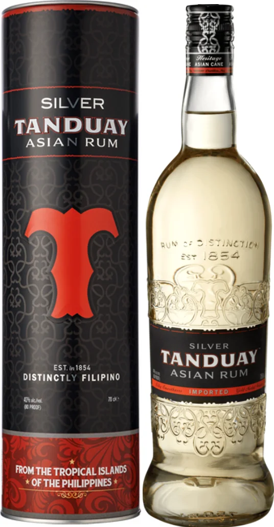 Ром Tanduay Silver in tube 700 мл 