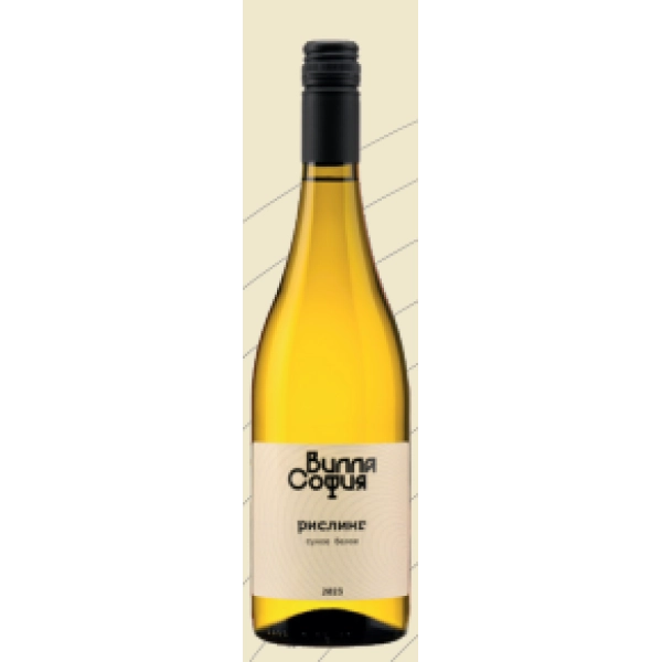 Вино Вилла София Рислинг   белое сухое  750 мл  13,1 %