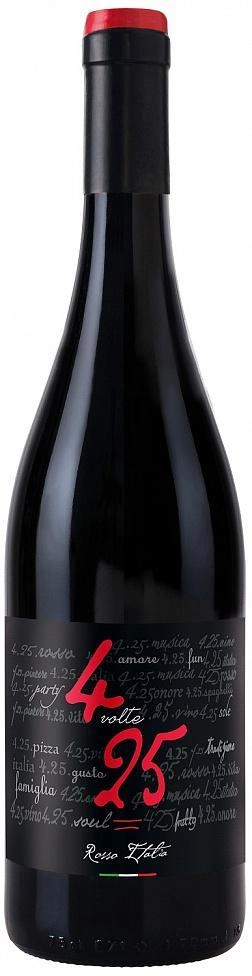 Вино Gestioni Piccini  4 volte 25 rosso   750 мл