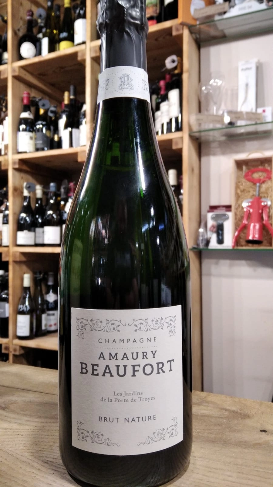 Шампанское Les Jardins de La Porte de Troyes Brut Nature  750 мл