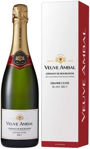 Игристое вино Veuve Ambal  Grande Cuvee Blanc Brut gift box   750 мл