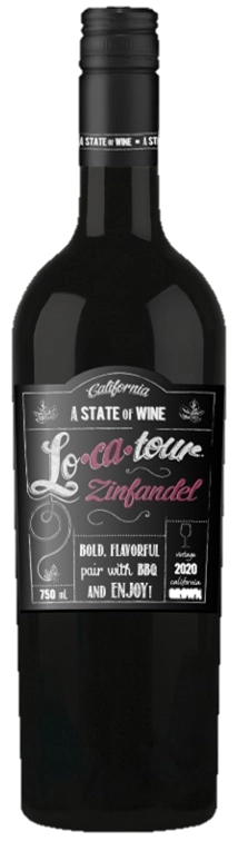 Вино   Locatour   Zinfandel   Локатур  Зинфандель   2020 750 мл