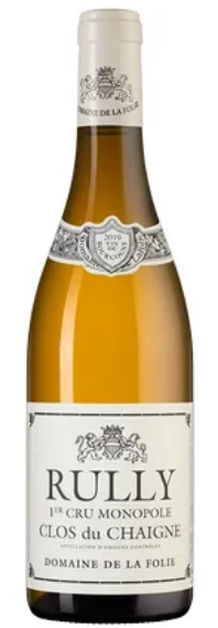 Вино Domaine de la Folie Rully Premier Cru Clos du Chaigne  2023  750 мл  