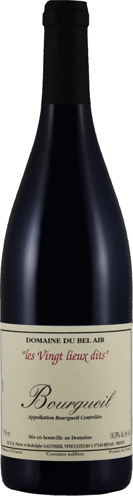 Вино Domaine du Bel Air  Les Vingt Lieux Dits  Bourgueil   2021 750 мл  13%