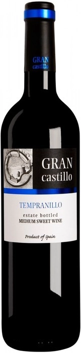 Вино Gran Castillo Tempranillo Semi-Sweet Valencia DOP 2019 750 мл