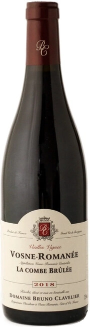 Вино Domaine Bruno Clavelier Vosne-Romanee La Combe Brulee Vieilles Vignes AOC  2018 750 мл 12,5%