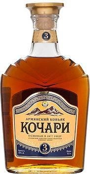 Коньяк Kochari Armenian Brandy Кочари ЕКВВК АРАРАТ 3 года 500 мл