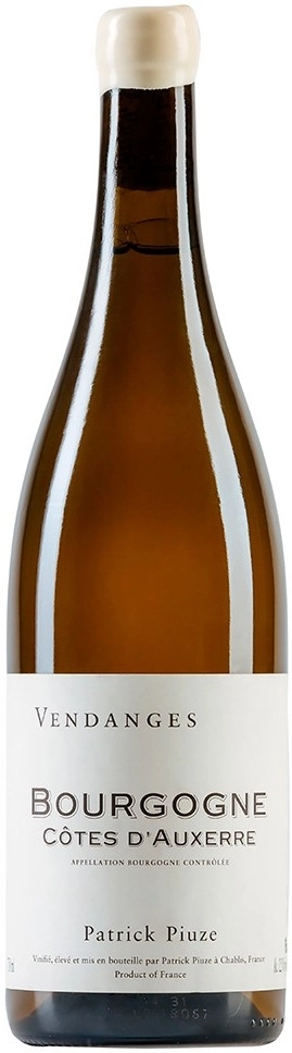 Вино Patrick Piuze  Bourgogne, Cotes d'Auxerre  Патрик Пьюз  Бургонь, Кот д'Оссер  2023  750 мл