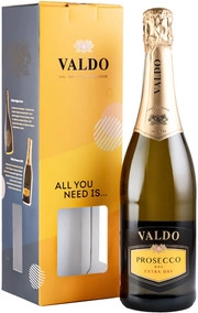 Игристое вино Valdo Prosecco DOC gift box  750 мл