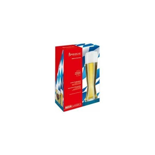 Стакан Spiegelau Beer Classics Tall Pilsner 2 pcs.gift box Бокалы для пива Бир Классикс Тол Пилз в подарочной упаковке 2 бокала 425 мл