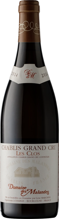 Вино Domaine des Malandes Chablis Grand Cru  Les Clos   2021 1500 мл  13 %