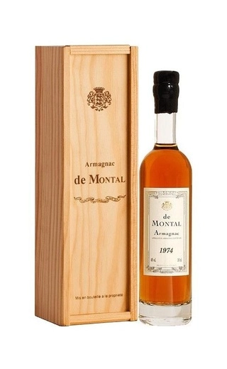 Арманьяк Armagnac de Montal Bas Armagnac wooden box  1974 200 мл 40%