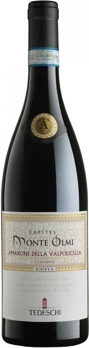 Вино Tedeschi, "Capitel Monte Olmi", Amarone della Valpolicella DOC Classico Riserva, "Капитель Монте Олми", Амароне делла Вальполичела Классико, 2015 750 мл