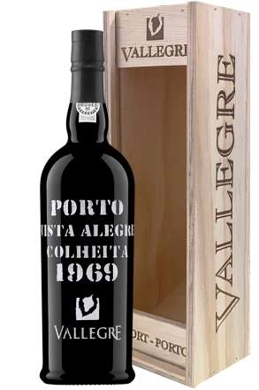 Портвейн Vista Alegre Сolheita деревянная упаковка 1970  750 мл 21%