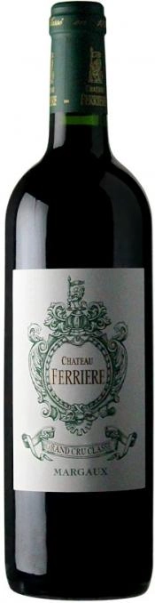 Chateau Ferriere Margaux AOC 3-me Grand Cru Шато Феррьер Марго 3-й Гран Крю 1998 0.75